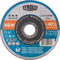 Premium Cerabond Cut-Off Wheel, 5" x 1/16", 7/8" Arbor, Type 27, Ceramic, 12250 RPM Par Equipment