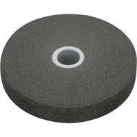 Meule homog&egrave;ne EXL Scotch-Brite, 4" x 1/4", Arbre de 1/4", Grain de Fin, Carbure de silicium Par Equipment