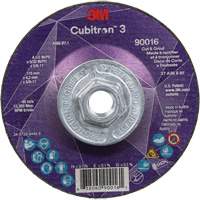 Meule &agrave; couper & tronçonner Cubitron 3, 4-1/2" x 5/32", Arbre de 5/8"-11, Type T27, Grain de 36+, C&eacute;ramique Par Equipment