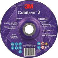 Cubitron 3 Cut-Off Wheel, 6" x 0.045", 7/8" Arbor, Type T27, Ceramic, 10200 RPM Par Equipment