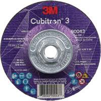Cubitron 3 Cut-Off Wheel, 4-1/2" x 1/8", 5/8"-11 Arbor, Type T27, Ceramic, 13300 RPM Par Equipment