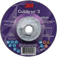 Cubitron 3 Cut-Off Wheel, 4-1/2" x 0.045", 5/8"-11 Arbor, Type T27, Ceramic, 13300 RPM Par Equipment