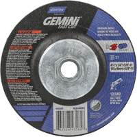 Gemini Grinding Wheel, 4-1/2" x 1/4", 5/8"-11 Arbor, Aluminum Oxide, Type 27 Par Equipment