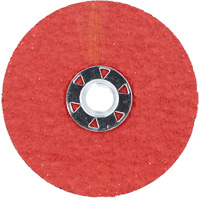Blaze F980 Speed-Change Fastener Fiber Locking Disc, 4-1/2" Dia., 24 Grit, Ceramic Alumina Par Equipment