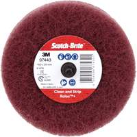 Scotch-Brite Roloc Plus General Purpose Scuffing Wheel, 4" Dia. Par Equipment