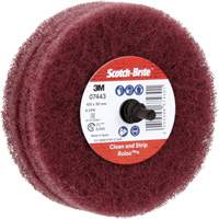 Scotch-Brite Roloc Plus General Purpose Scuffing Wheel, 4" Dia. Par Equipment
