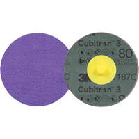 Cubitron 3 Roloc Fibre Disc, 2" Dia., 80+ Grit, Ceramic Par Equipment