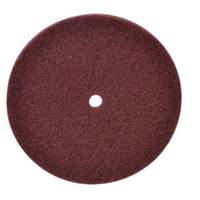 Disque non tiss&eacute; tr&egrave;s r&eacute;sistant Bear-Tex, 6" dia., Grain Tr&egrave;s fin, Oxyde d'aluminium Par Equipment