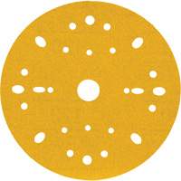 Hookit Gold Abrasive Disc, 6" Dia., 120 Grit, Aluminum Oxide, C-Weight Par Equipment