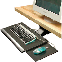 Heavy-Duty Articulating Keyboard Trays With Mouse Platform OB539 | Par Equipment
