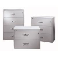 Fire Resistant Filing Cabinets, Steel, 2 Drawers, 38-3/4" W x 23-1/2" D x 29" H, Beige OC748 | Par Equipment
