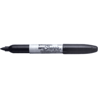 Marqueurs permanents - Super, Fin, Noir Par Equipment