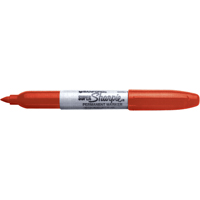 Permanent Markers - Super, Fine, Red OD377 | Par Equipment