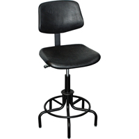 6000 Series Stool with Back, Stationary, Adjustable Height, 250 lbs. Capacity Par Equipment