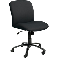 Uber Big & Tall Chairs, Nylon, Black, 500 lbs. Capacity Par Equipment