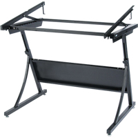 PlanMaster Height-Adjustable Drafting Table, 43" W x 29-1/2" - 37-1/2" H, Black Par Equipment