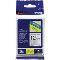 Tze Tape Cartridges, 12 mm x 26-1/4', Black on White ON443 | Par Equipment