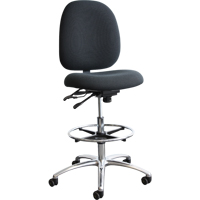 Chaises D.E.S. (dissipation &eacute;lectrostatique) Shoptech, Tissu, Bleu, Capacit&eacute; 275 lb Par Equipment