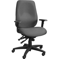 Cierra Ergonomic Chairs, Fabric, Grey, 250 lbs. Capacity Par Equipment
