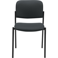 Armless Stacking Chairs, Fabric, 32" High, 300 lbs. Capacity, Charcoal OP320 | Par Equipment