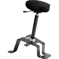 TA 200™ Ergonomic Sit/Stand Welding Chair, Sit/Stand, Adjustable, Fabric Seat, Black/Grey OP494 | Par Equipment