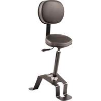 TA 300™ Ergonomic Sit/Stand Chair, Vinyl, Black OP499 | Par Equipment