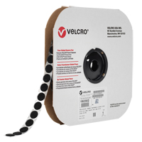 Velcoin<sup>®</sup> Fastener, Hook, 3/4" Dia., Adhesive, Black OP620 | Par Equipment