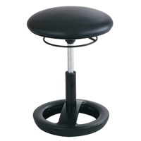 Twixt™ Ergonomic Chair, Stationary, Adjustable, 17" - 22", Polyester Mesh Seat, Black OP668 | Par Equipment