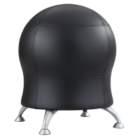 Chaise sph&eacute;rique Zenergy, Vinyle, Noir, Capacit&eacute; 250 lb Par Equipment