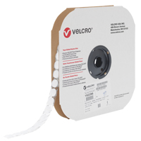 Velcoin<sup>®</sup> Fastener, Loop, 3/4" Dia., Adhesive, White OP767 | Par Equipment