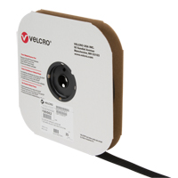 Ruban d'attaches, Crochet, 25 vg x 1", Cousu, Noir Par Equipment