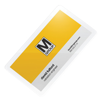 Pochettes lamin&eacute;es pour cartes d'affaires Swingline UltraClear Par Equipment