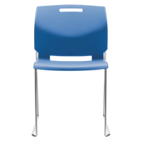 Chair, Plastic, 32-1/2" High, 300 lbs. Capacity, Blue OP934 | Par Equipment