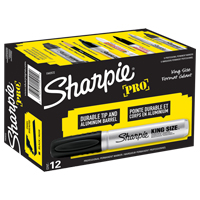 Marqueur permanent King Size, Ciseau, Noir Par Equipment