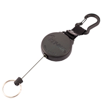 Securit™ Retractable Key Holder, Polycarbonate, 28" Cable, Carabiner Attachment OQ353 | Par Equipment