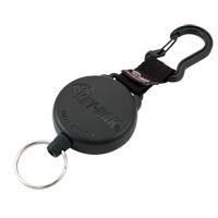 Securit™ Retractable Key Holder, Polycarbonate, 28" Cable, Carabiner Attachment OQ353 | Par Equipment