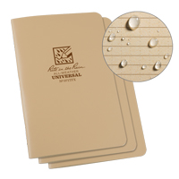 Carnet de notes, Couverture souple, Havane, 48 Pages, 4-5/8" , 7"  Par Equipment