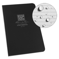 Field-Flex Bound Book, Soft Cover, Black, 128 Pages, 4-5/8" W x 7-1/4" L OQ415 | Par Equipment