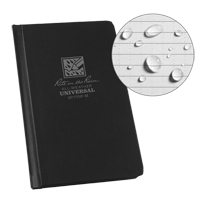 Pocket Bound Book, Hard Cover, Black, 160 Pages, 4-1/4" W x 6-3/4" L Par Equipment