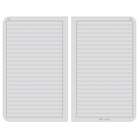 Pocket Bound Book, Hard Cover, Black, 160 Pages, 4-1/4" W x 6-3/4" L Par Equipment