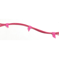 Ruban pour gestion des c&acirc;bles One-Wrap, Boucle et crochet, 25 vg x 5/8", Auto-aggripant, Violet Par Equipment