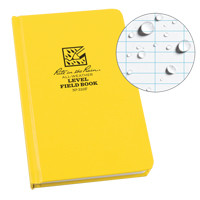 Bound Book, Hard Cover, Yellow, 160 Pages, 4-5/8" W x 7-1/4" L Par Equipment