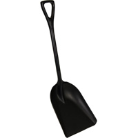 Food Processing Shovel, 13-1/4" x 6-3/5" Blade, 42-1/2" Length, Plastic, Black OQ650 | Par Equipment