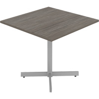 Cafeteria Table, 36" L x 36" W x 29-1/2" H, 1" Top, Laminate, Grey/White OQ946 | Par Equipment
