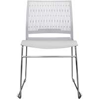 Activ™ Series Stacking Chairs, Polypropylene, 32-3/8" High, 275 lbs. Capacity, Grey OQ955 | Par Equipment