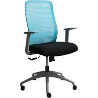 Era™ Series Adjustable Office Chair, Fabric/Mesh, Blue, 250 lbs. Capacity OQ967 | Par Equipment