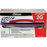 Ziploc&reg; Double Zip Food Storage Bags Par Equipment