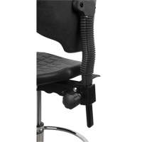 Heavy-Duty Ergonomic Stool, Stationary, Adjustable, 39” - 48”, Polyurethane Seat, Black OR066 | Par Equipment
