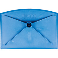 T&ecirc;te de binette pour service alimentaire, Bleu, 8" la x 11-1/4" lo Par Equipment