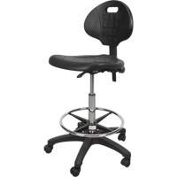 Tabouret robuste et ergonomique, Mobile, Ajustable Hauteur, Capacit&eacute; 250 lb Par Equipment